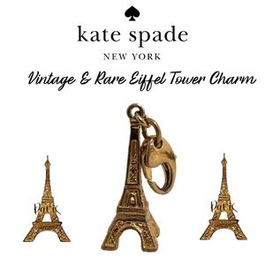 KATE SPADE Eiffel Tower 12 KT Plated Vintage Charm (No Bracelet)